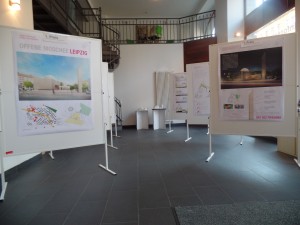 Ausstellung der Entwürfe des Moschee-Neubaus im Infozentrum