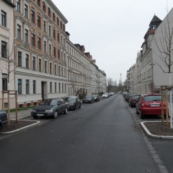 Laubestraße im März 2016