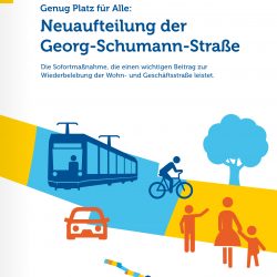 Dokumentation Sofortmaßnahme Neuaufteilung Georg-Schuman-Strasse