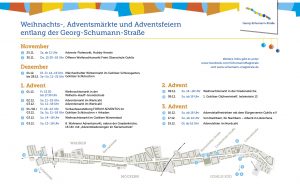 Advents- und Weihnachtsmärkte entlang der Georg-Schumann-Strasse 2017